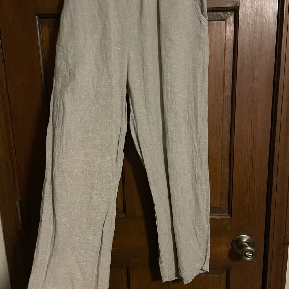 Flax Gray Chinos Versatile Lightweight Pants - image 1